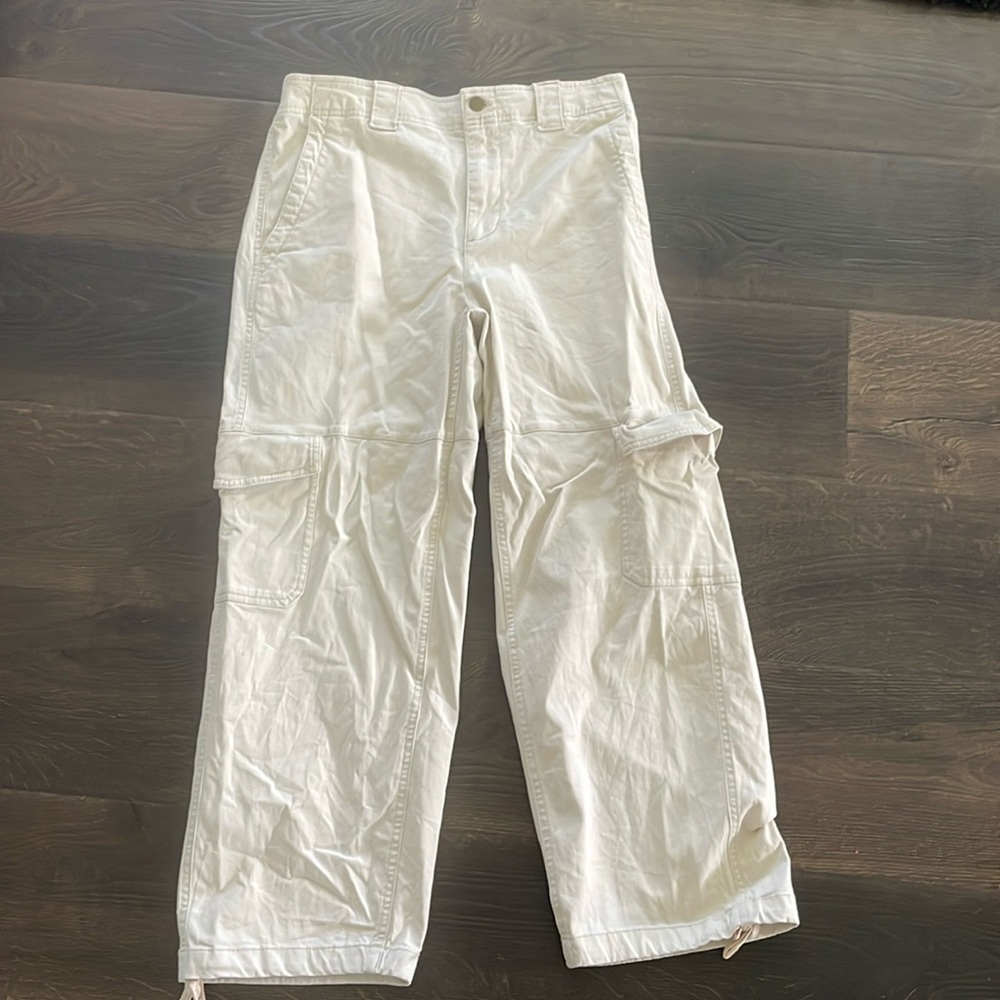 cream colored cargo pants